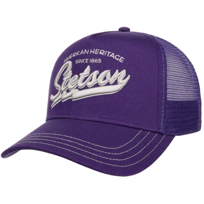 Casquette Baseball Trucker American Heritage Violet - Stetson