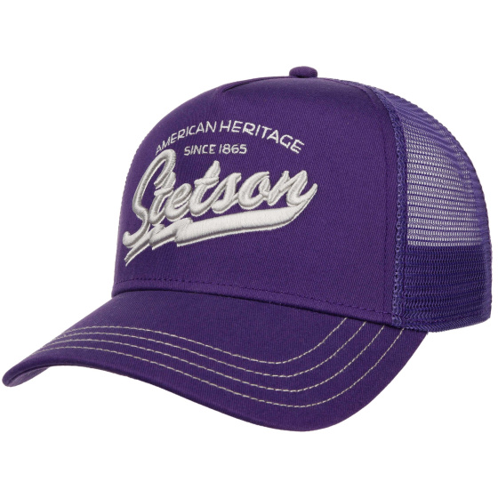 Casquette Baseball Trucker American Heritage Violet - Stetson