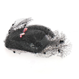 Cabaret Elegance Tambourine Black - Traclet