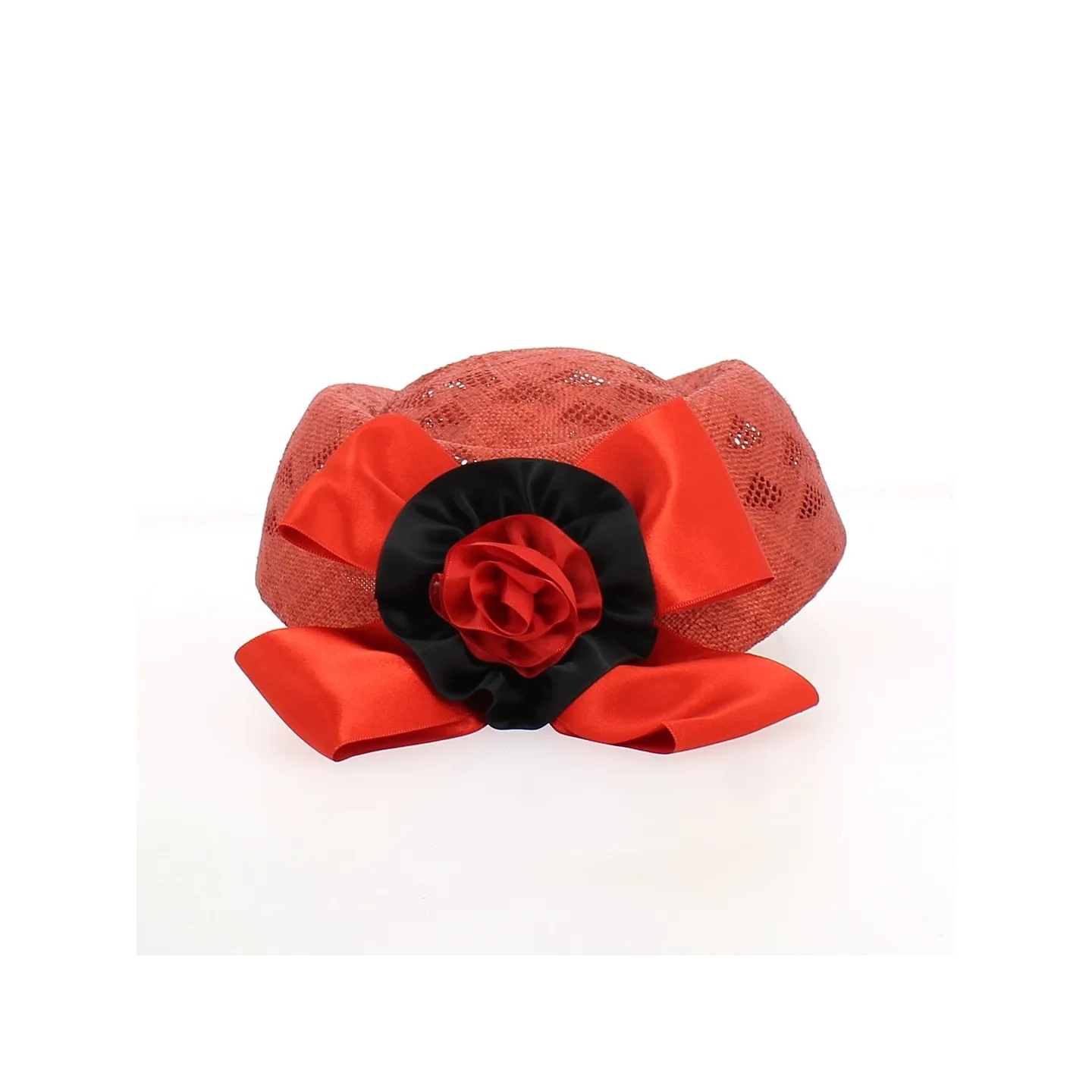 Tambourin rouge avec cocarde BCH - Chapellerie TRACLET - France