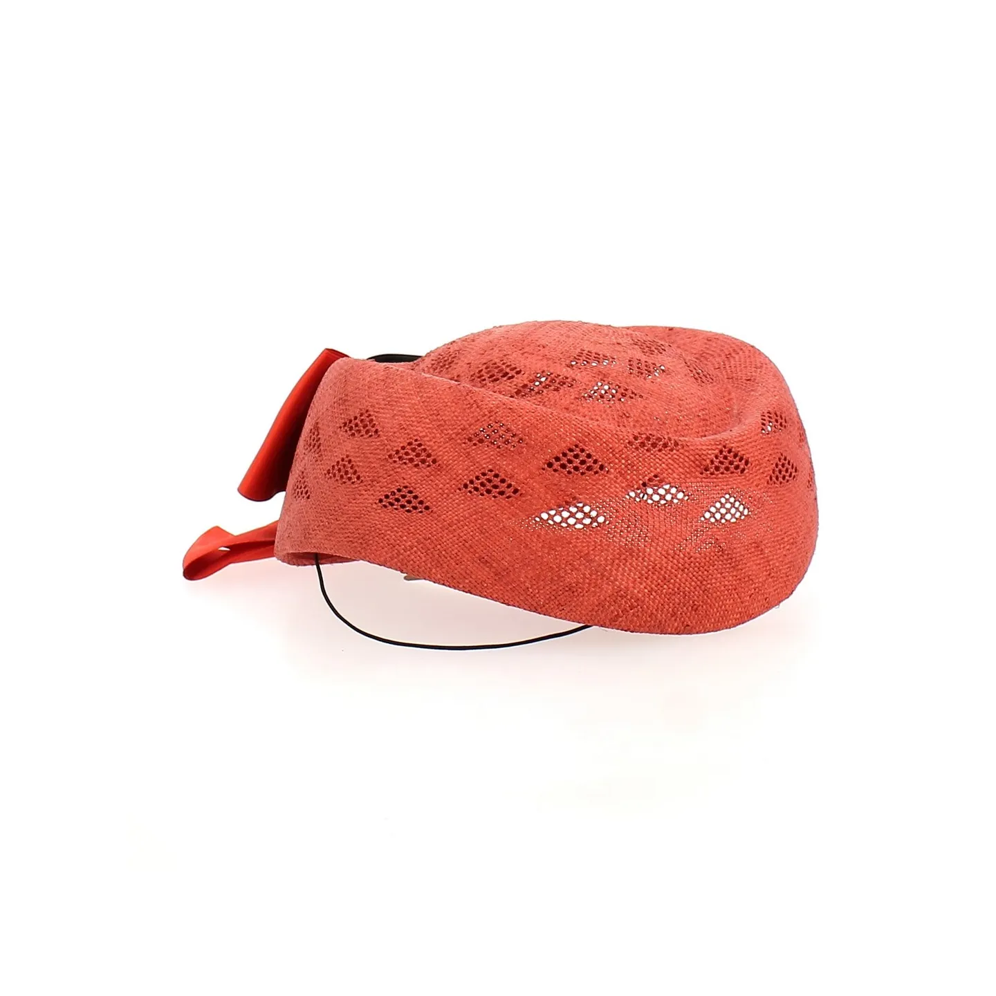 Tambourin rouge avec cocarde BCH - Chapellerie TRACLET - France
