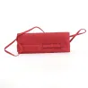 Borsina red straw ceremony bag - Crambes - Reference: 22669