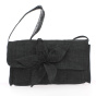 Pochette de cérémonie en paille (3 coloris : Noir/Bordeau/Naturel)