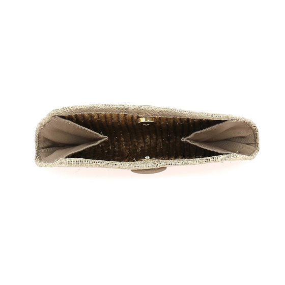 Coin purse format straw bag - Chapellerie Traclet - France