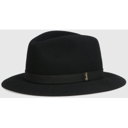 Borsalino Allegro Rain Proof Hat in Black