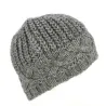 Bonnet LAINE gris torsade - Chapellerie TRACLET
