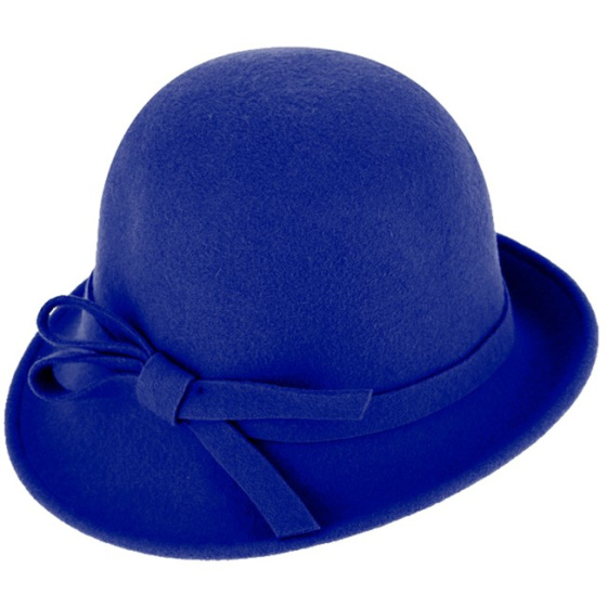 Lidia Wool Felt Cloche Hat - Traclet Lidia Wool Felt Cloche Hat - Traclet
