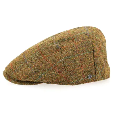 Harris Tweed Cap Rust Brown - Flechet Reference: 22713| Chapellerie Traclet
