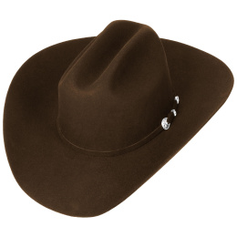 Chapeau Corral Cowboy Cattleman buffalo 4X Marron - Stetson