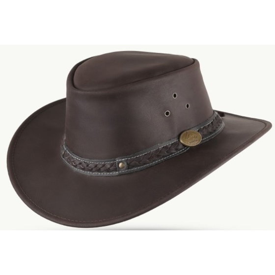 Wilsons Brown Leather Hat - SCIPPIS