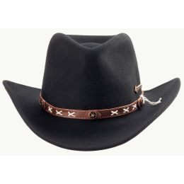 Smokey Western Felt Hat Black - Scippis