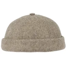 Docker Beanie Cooper Chevron Camel - Traclet Reference: 22730| Chapellerie Traclet