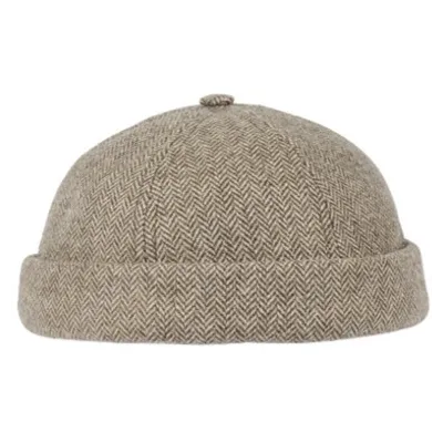 Bonnet Docker Cooper Chevron Camel - Traclet  Reference : 22730| Chapellerie Traclet