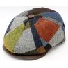 Dijon 8-Panel Patchwork Wool Cap - Traclet Reference: 22732| Chapellerie Traclet