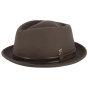 Chapeau Porkpie Novare Feutre Taupe - Fléch