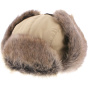 Sasha Beige Faux Fur Ushanka - Herman