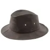 Giovanni Oiled Cotton Hat Brown - Fléchet Reference: 22746| Chapellerie Traclet
