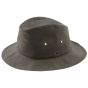 Chapeau Giovanni Coton Huilé Kaki - Fléchet