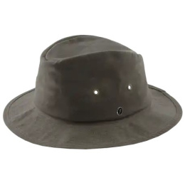 copy of Giovanni Black Oiled Cotton Hat - Fléchet