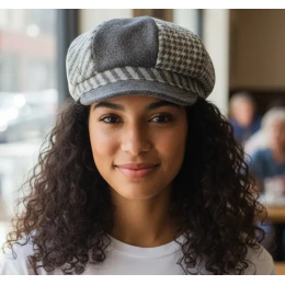 Casquette Gavroche Azzurra Patchwork - Fléchet