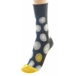 Women's Graphic Wool Socks Made in France - Berthe