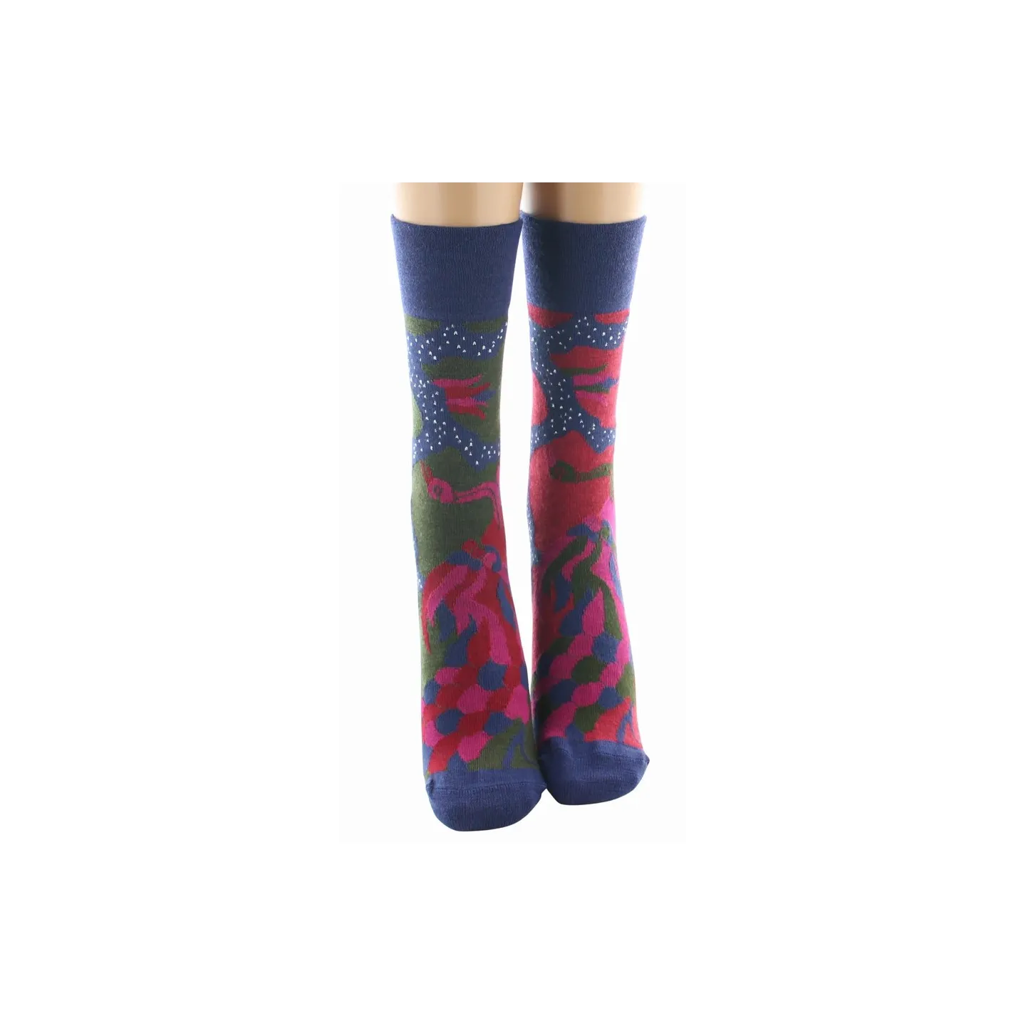 Chaussettes Femme Le Paon Laine Made in France - Berthe