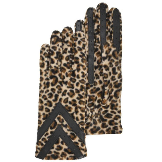 Gant Femme Tactiles Polaire Recyclée Léopard - Isotoner Gant Femme Tactiles Polaire Recyclée Léopard - Isotoner