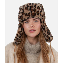 Lucerne Faux Fur Leopard Print Ushanka - Barts