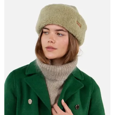Kegalle Faux Fur & Pale Army Skin Beanie - Barts Reference: 22772| Chapellerie Traclet