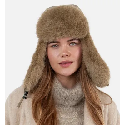 Chapka Hawka Bomber Marron Clair - Barts  Reference : 22777| Chapellerie Traclet