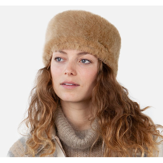 Light Brown Faux Fur Headband - Barts