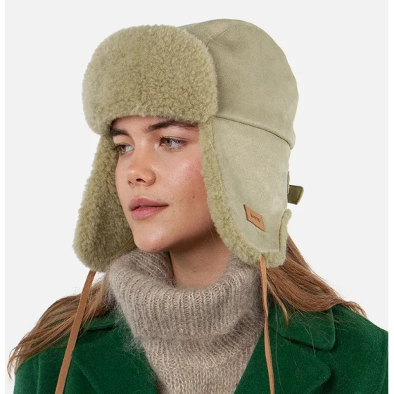 Kegalle Bomber Pale Army Faux Skin Chapka - BARTS Kegalle Bomber Pale Army Faux Skin Chapka - BARTS