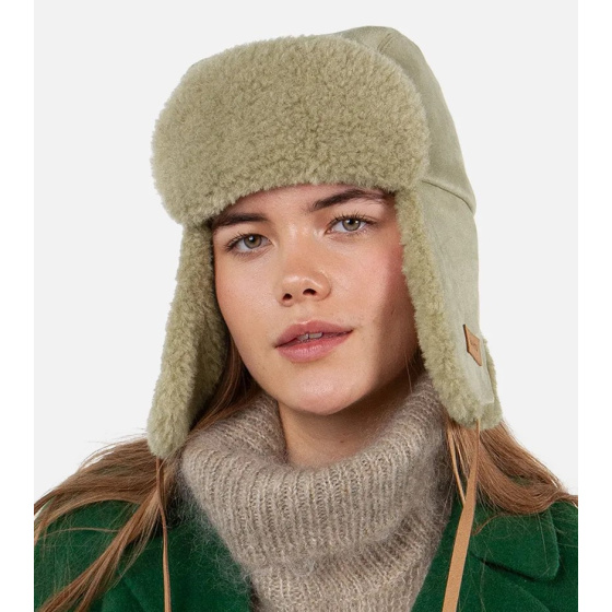 Kegalle Bomber Pale Army Faux Skin Chapka - BARTS Kegalle Bomber Pale Army Faux Skin Chapka - BARTS