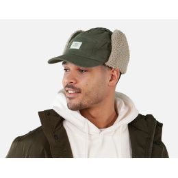 Hafnar Cap with Faux Fur Ear Flaps Army - Barts