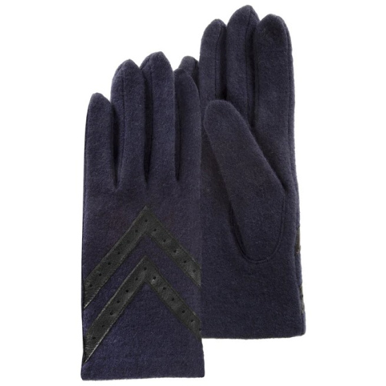 Women's Touchscreen Wool Gloves Navy - Isotoner
