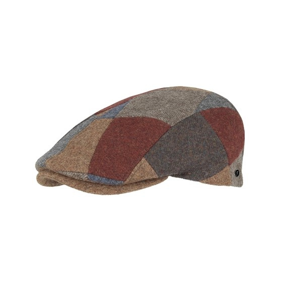 Casquette Belfaci Patchwork Laine Vierge - Fléchet