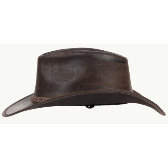 Australian Hat Fitzroy Brown Leather - SCIPPIS - Traclet