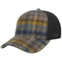 Casquette Plano Woolrich Laine Marron & Bleu - Stetson