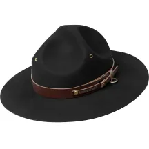 Chapeau Scout Montana Feutre Laine Noir - Bailey