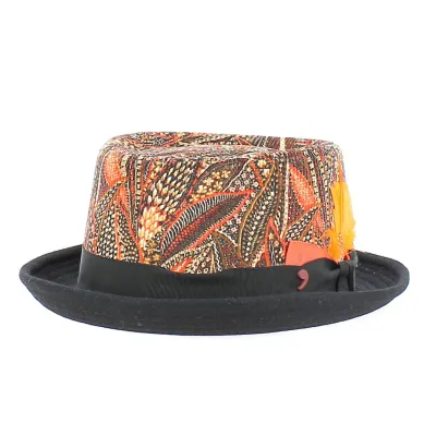 Chapeau Porkpie Piémont Patchwork - Traclet