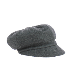 Casquette Gavroche Esma Sympatex Laine Anthracite - Traclet