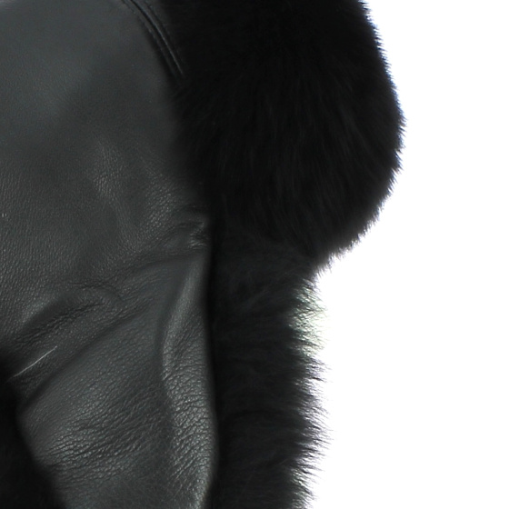 Chapka / Toque Verona Cuir & Renard - Traclet