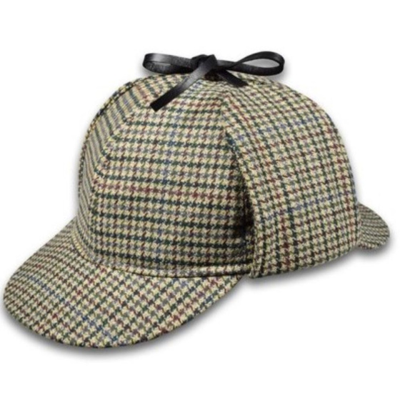 Andria Deerstalker Wool Sherlock Holmes Cap - Traclet