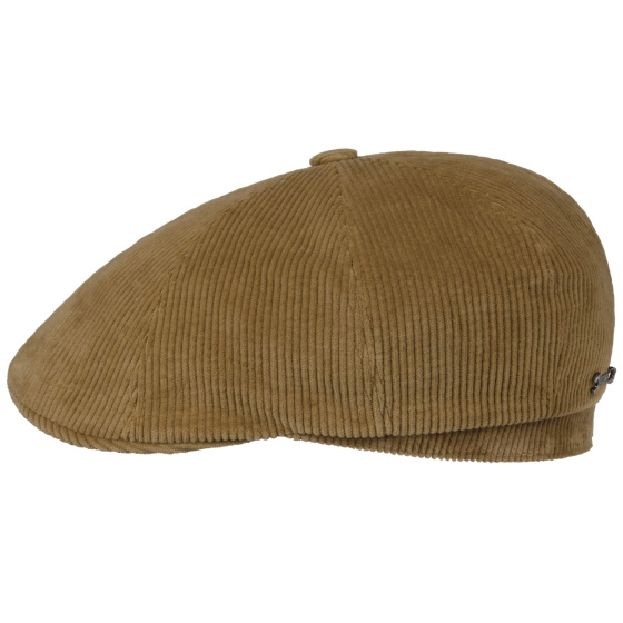Brooklin Dwayn Beige Corduroy Cap - Stetson