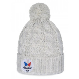 Alpina White Pom Pom Children's Beanie - Pipolaki