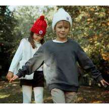 Bonnet Pompon Enfant Alpina Blanc - Pipolaki