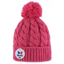 Bonnet à Pompon Gstaad Fuchsia - Pipolaki