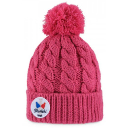Gstaad Fuchsia Pom-Pom Beanie - Pipolaki