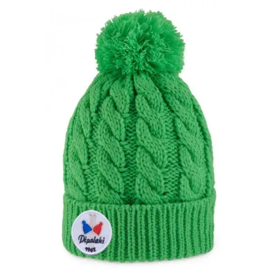 Bonnet à Pompon Gstaad Vert Jungle - Pipolaki