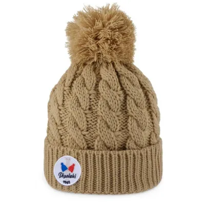 Bonnet à Pompon Gstaad Moka - Pipolaki